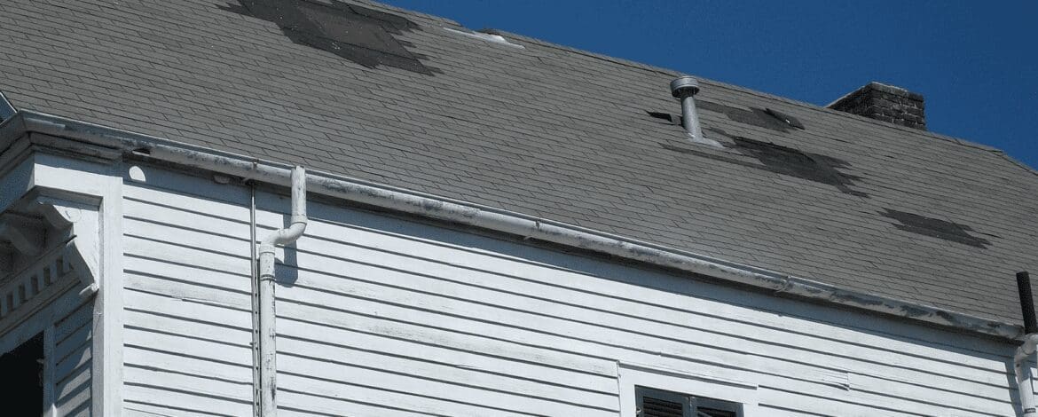 wind damage asphalt shingle