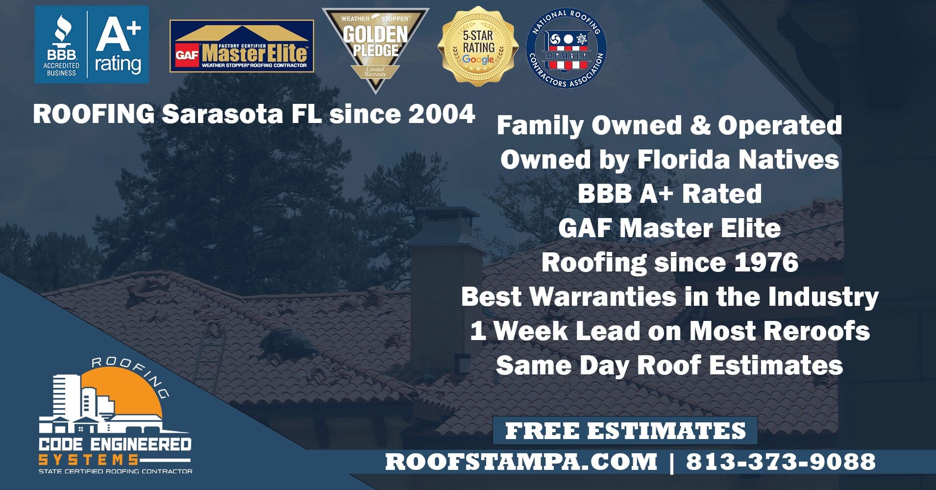Roofing Sarasota Florida Code Engineered Systems Roofing Company Tampa