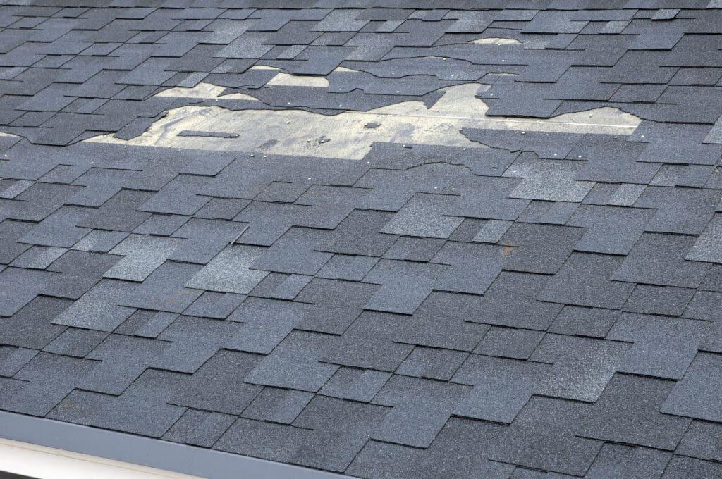 shingle damage replace roof before selling